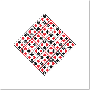 Suits of playing cards. Posters and Art